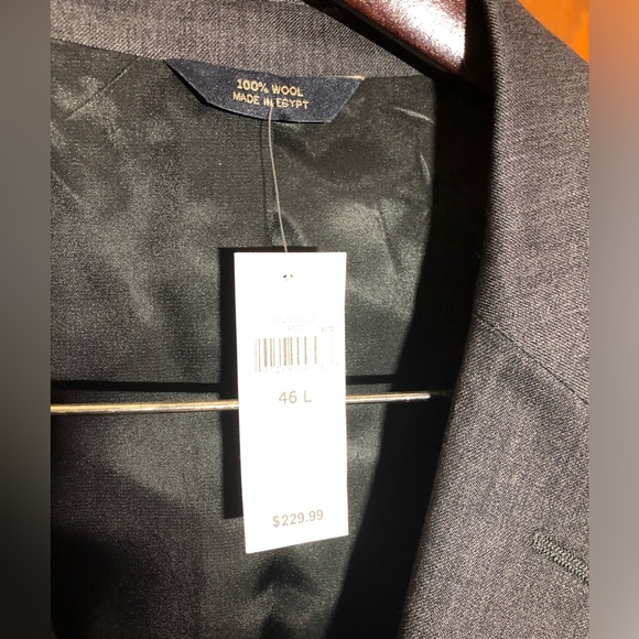 New NWT Banana Republic Men’s wool blazer sports coat size 46L - Picture 3 of 5